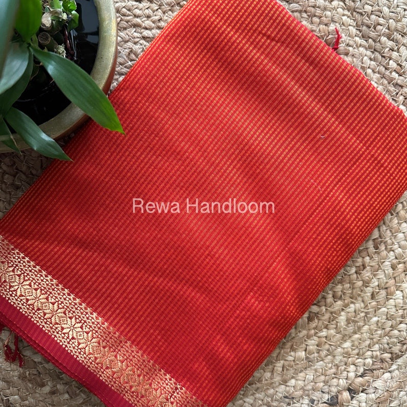 Maheshwari Garbha Reshami Silk Saree