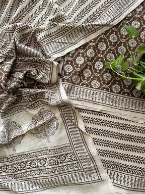 Bagh Print Cotton Suit