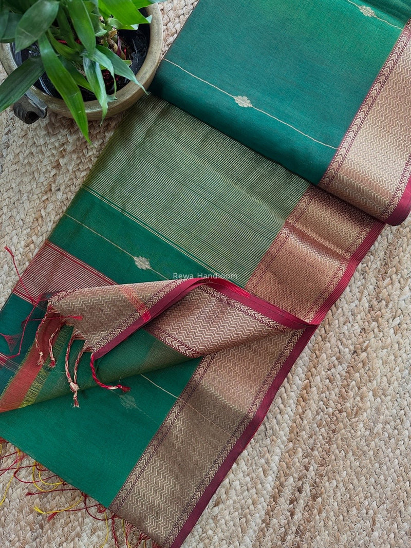 Maheshwari Shaded Butti Saree