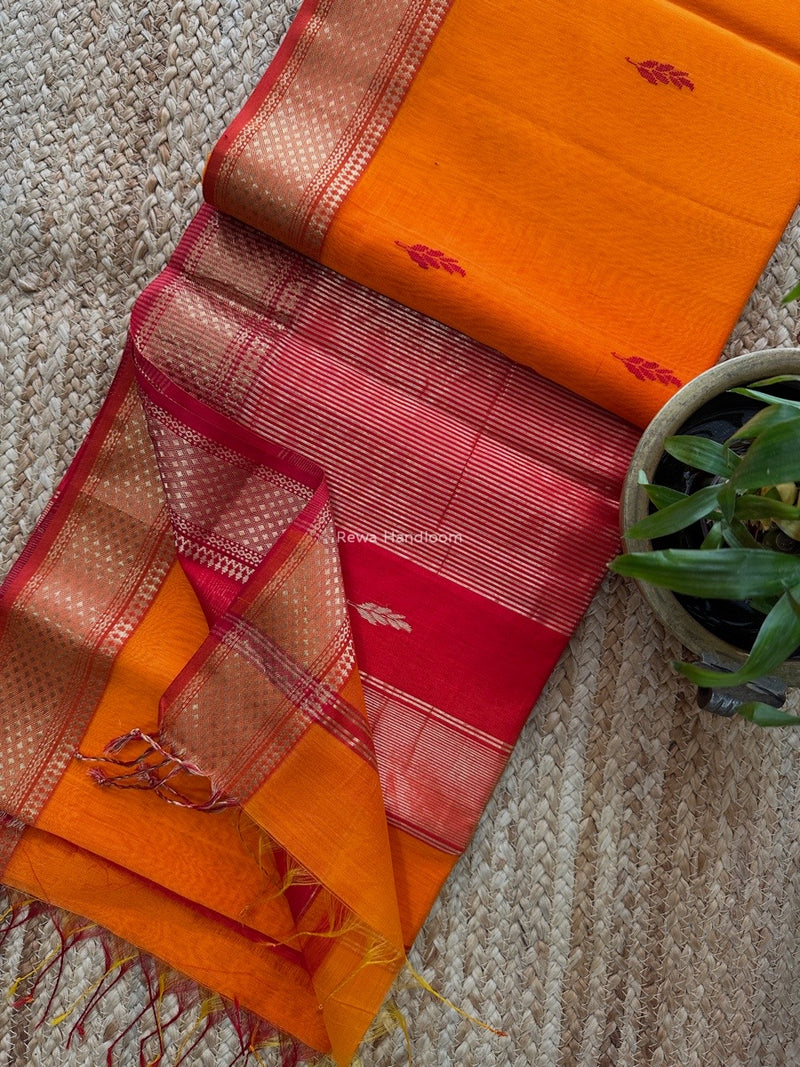 Maheshwari Shaded Butti Saree