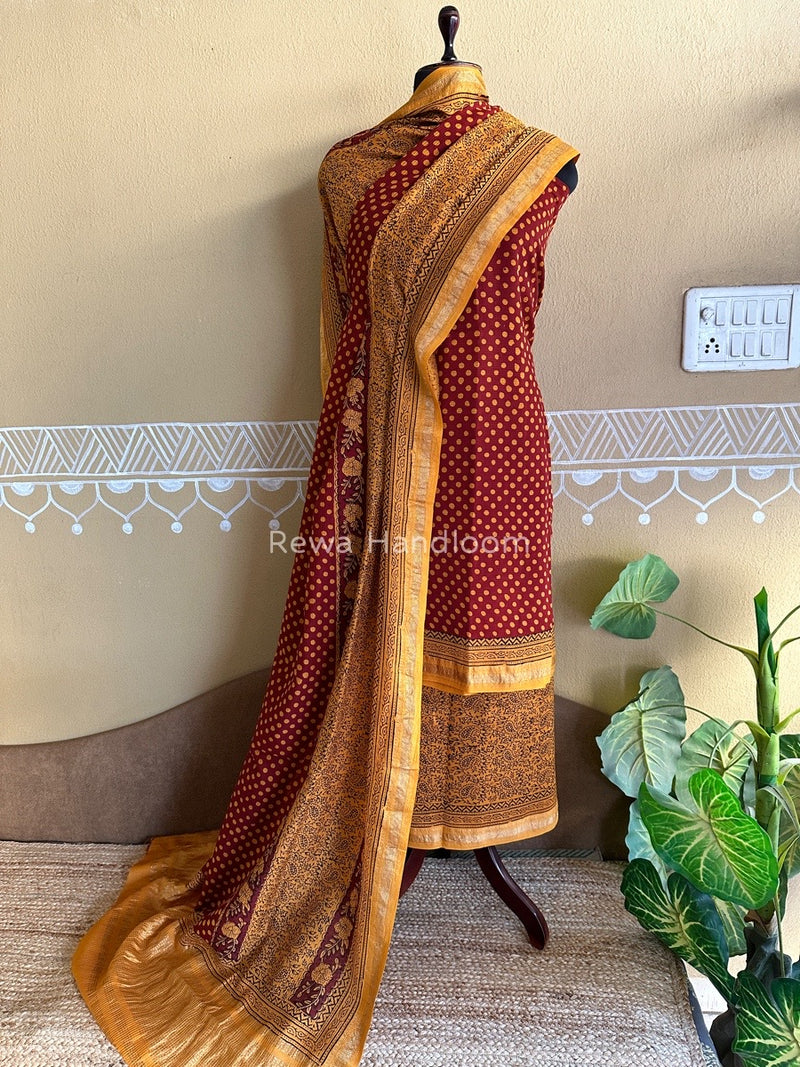 Maheshwari Bagh Print Suit