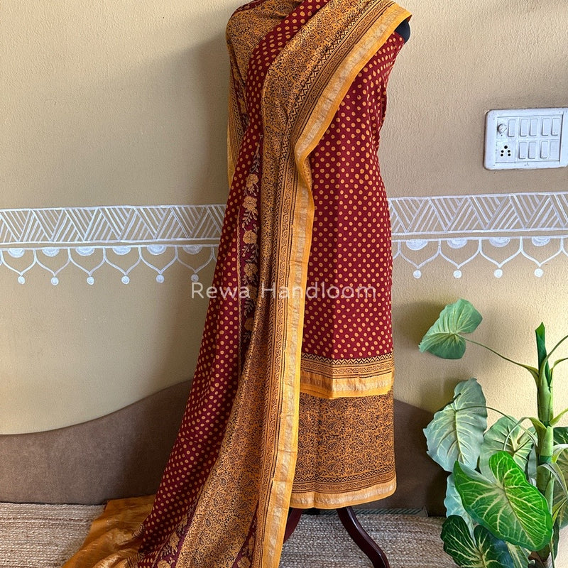 Maheshwari Bagh Print Suit