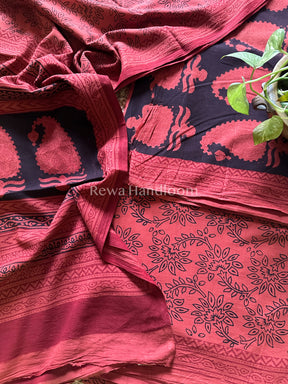 Bagh Print Cotton Suit