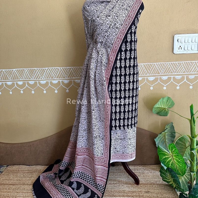  Bagh Print Cotton Suit