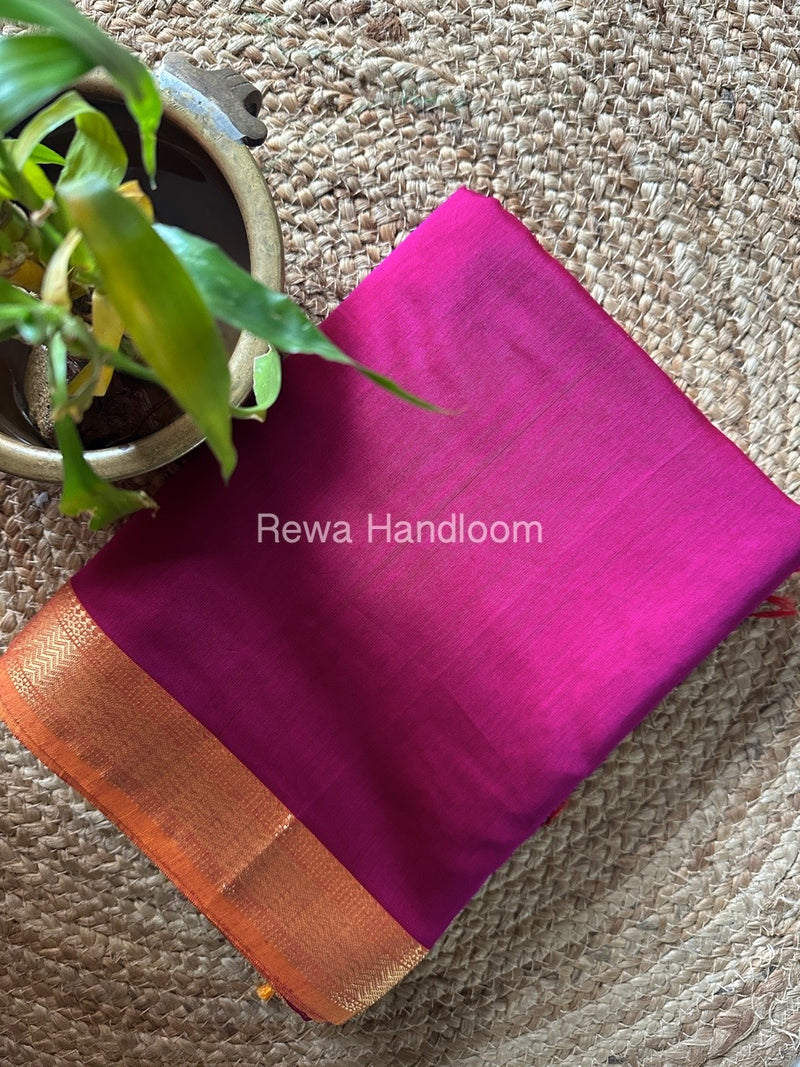 Maheshwari Magenta Gichha Pallu Saree GP059