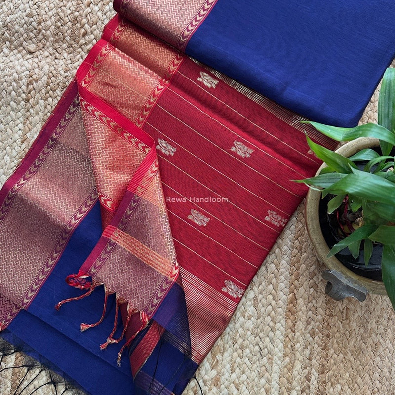 Maheshwari Flower Butti Saree