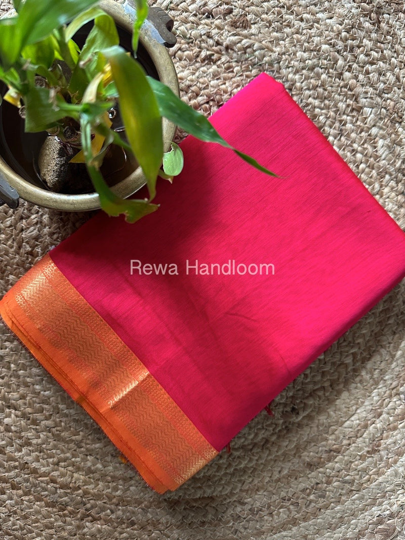 Maheshwari Rani Pink Gichha Pallu Saree GP060