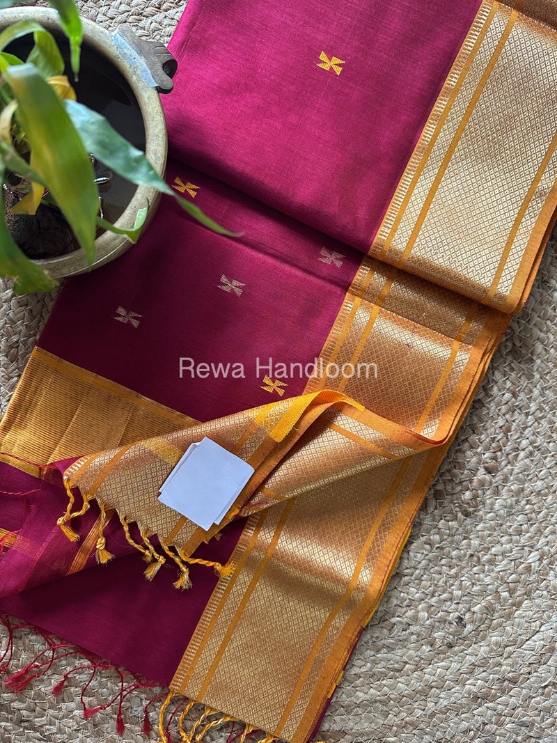 Maheshwari Zari Butti Saree