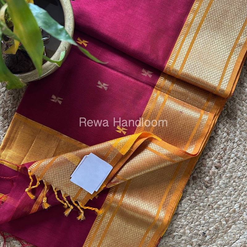 Maheshwari Zari Butti Saree