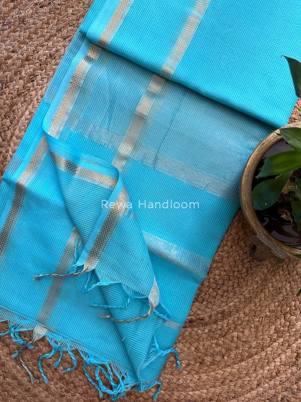 Exclusive Maheswari Self Checks Saree