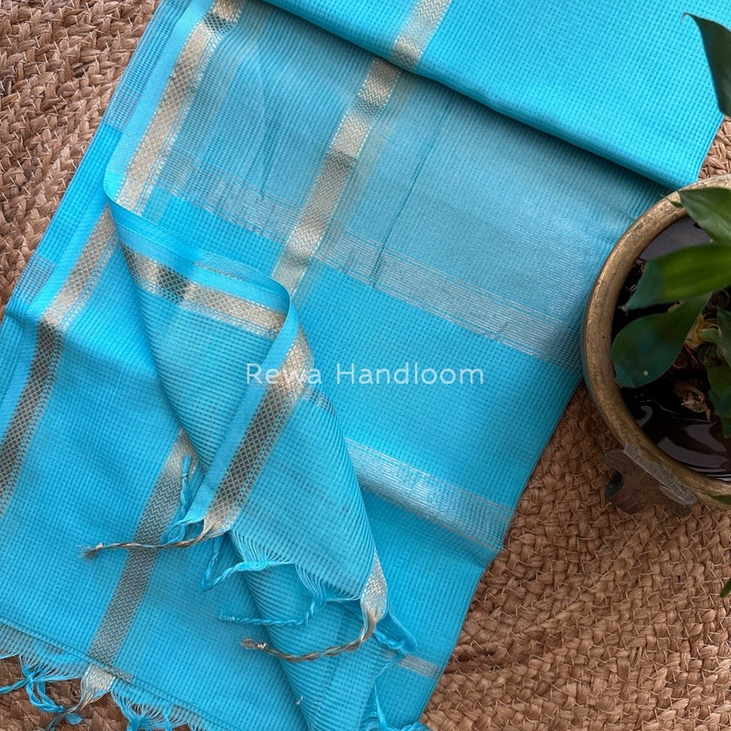 Exclusive Maheswari Self Checks Saree
