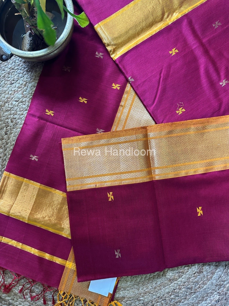 Maheshwari Zari Butti Saree