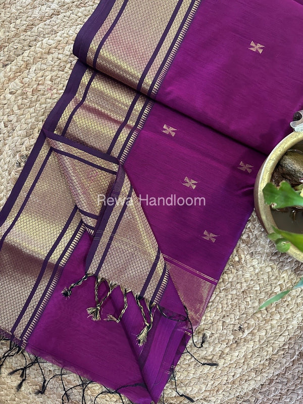 Maheshwari Zari Butti Saree