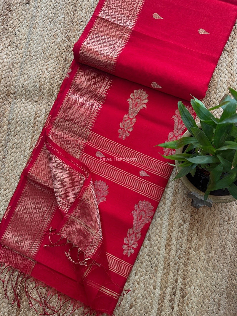 Maheshwari Butta Pallu Saree