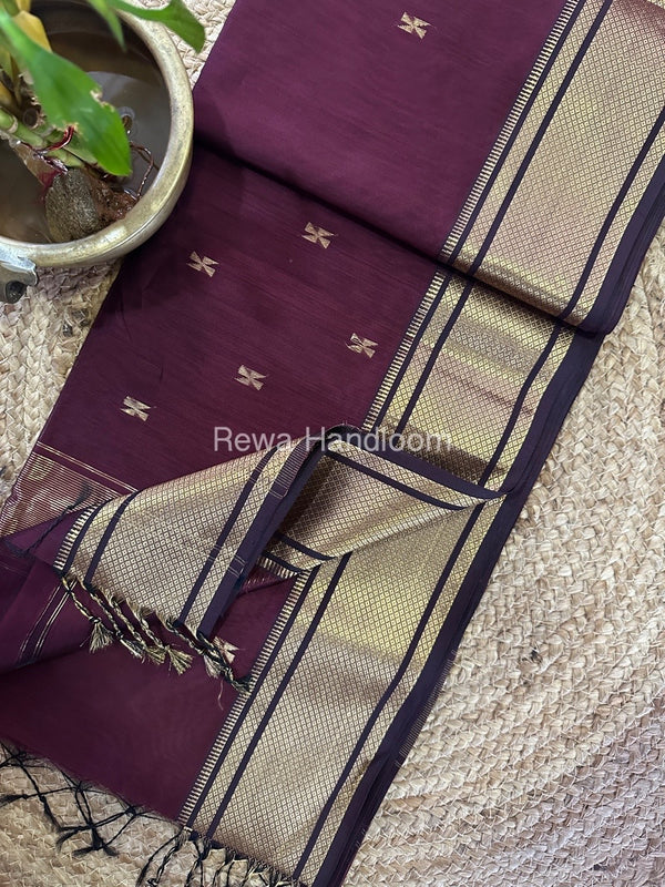 Maheshwari Zari Butti Saree