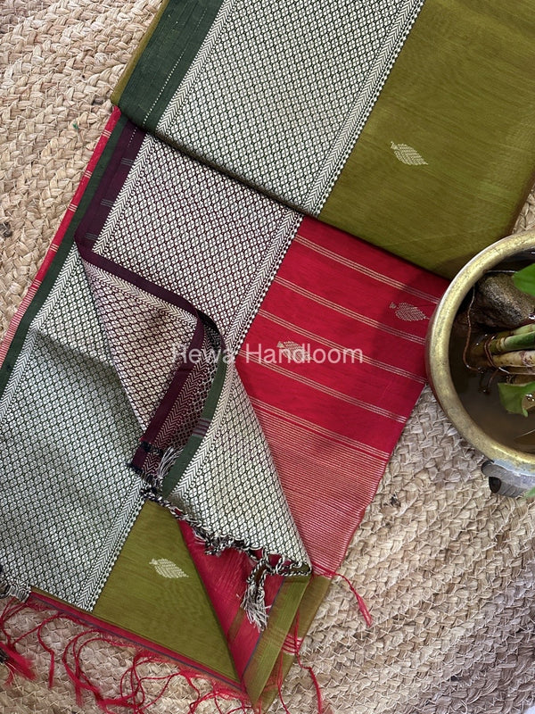 Maheshwari Resham Thread Butti Saree