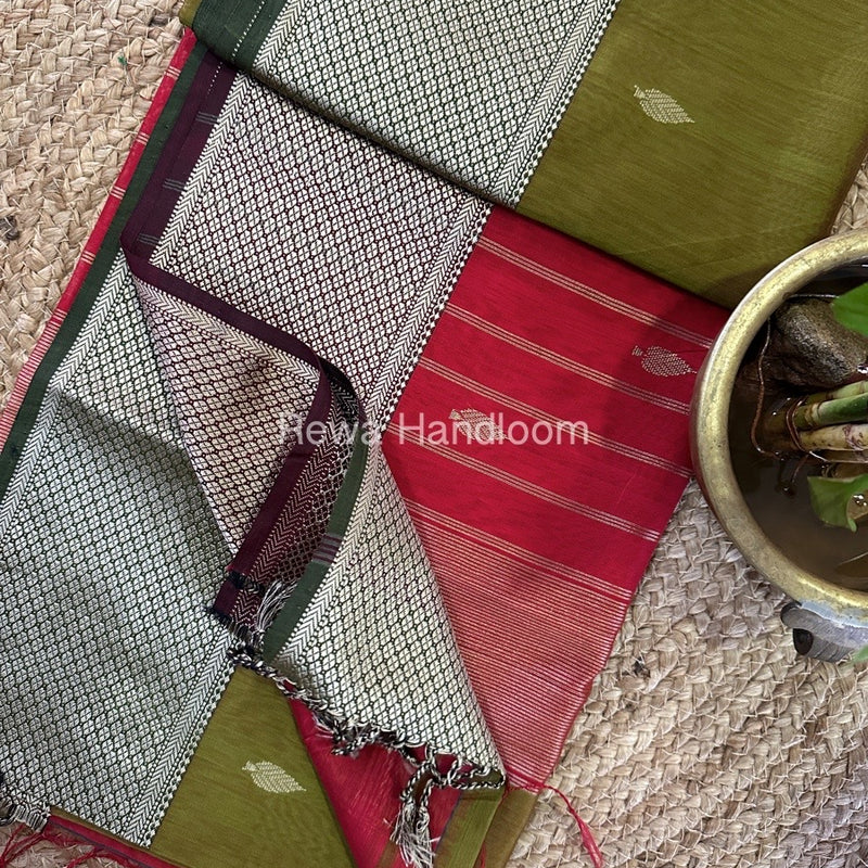 Maheshwari Resham Thread Butti Saree