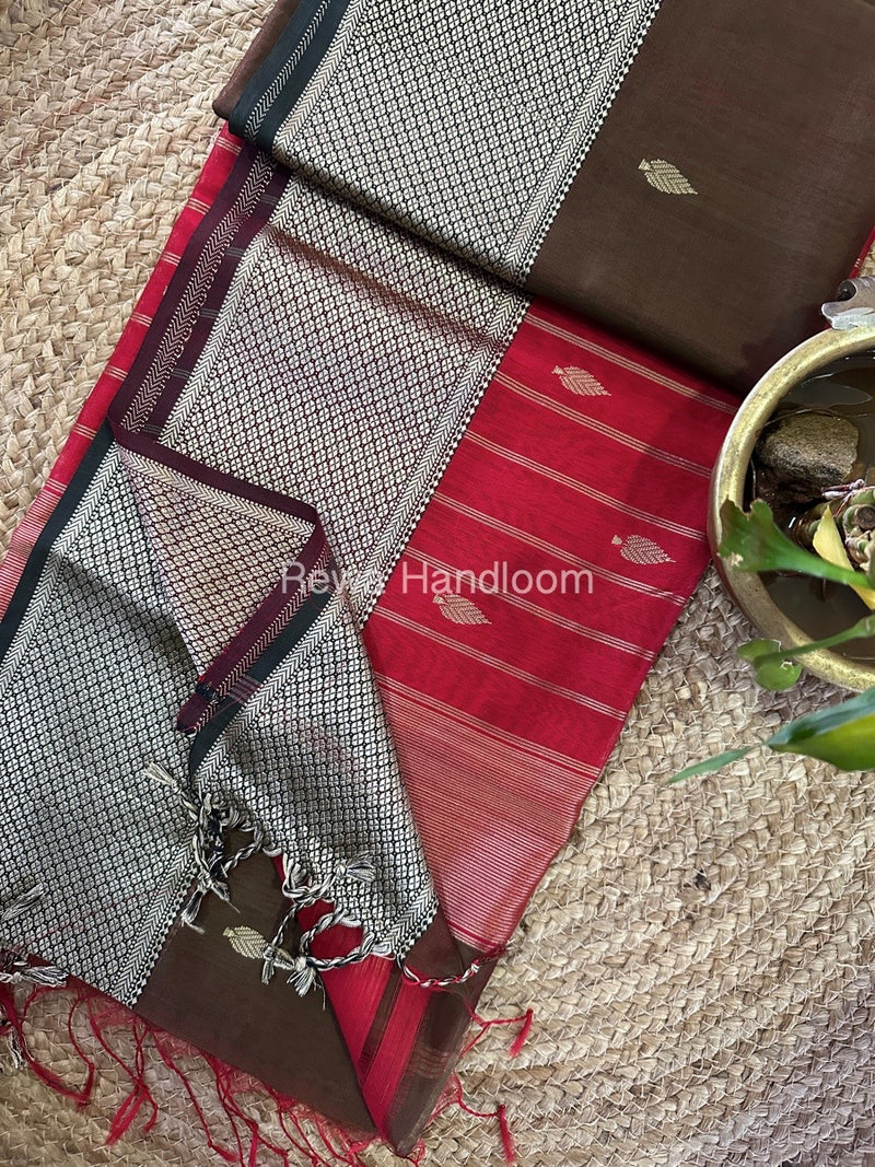 Maheshwari Resham Thread Butti Saree