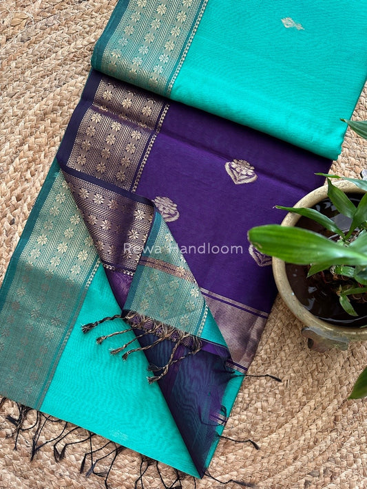 Maheshwari Butta Pallu Saree