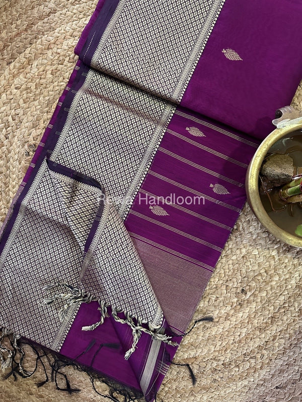 Maheshwari Resham Thread Butti Saree