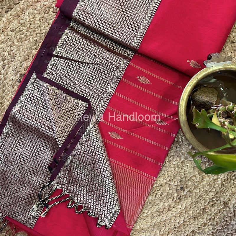 Maheshwari Resham Thread Butti Saree