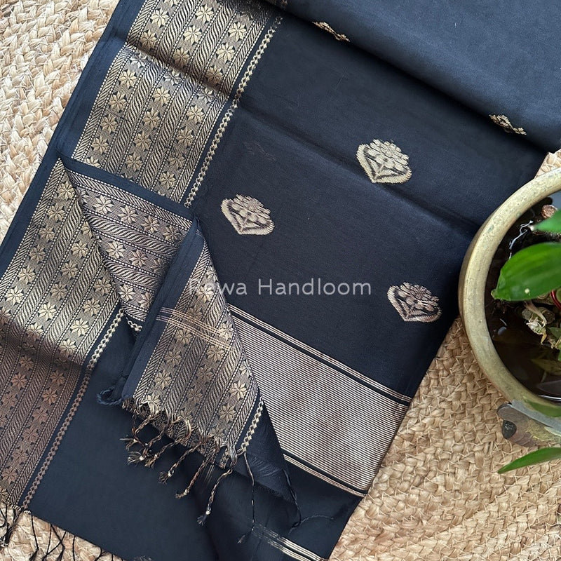 Maheshwari Butta Pallu Saree