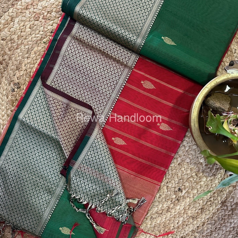 Maheshwari Resham Thread Butti Saree