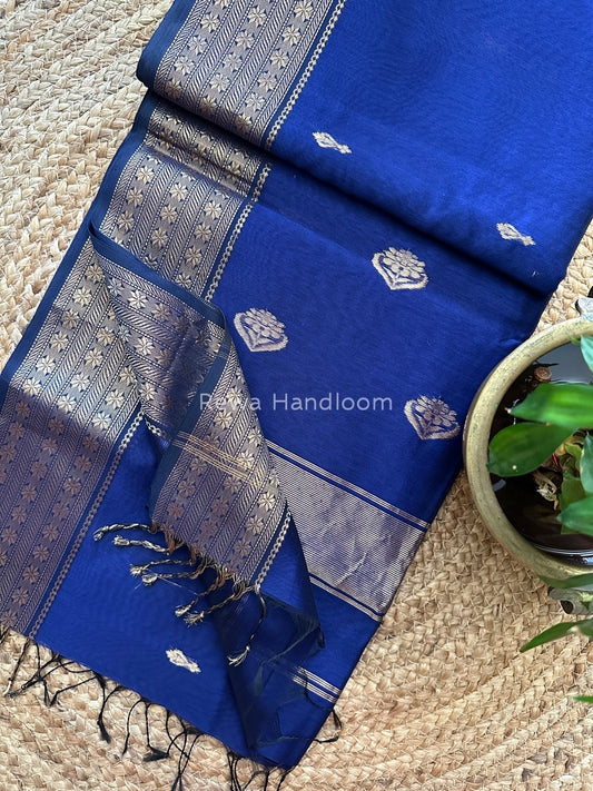 Maheshwari Butta Pallu Saree