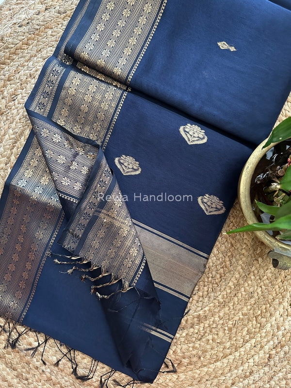 Maheshwari Butta Pallu Saree