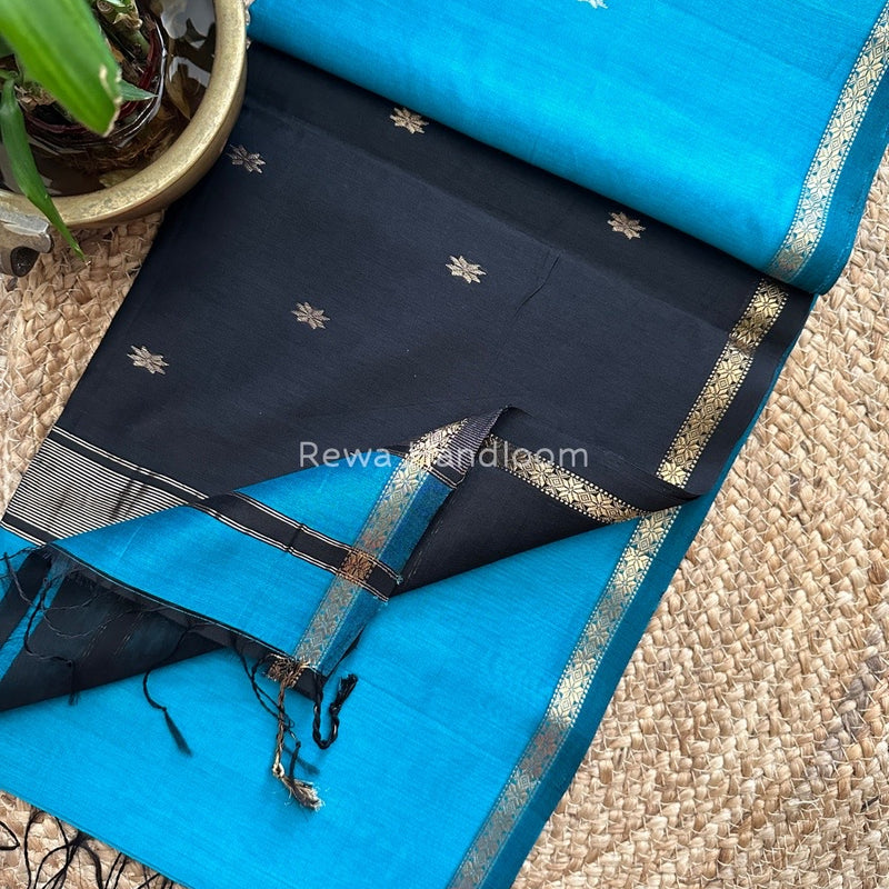  Zari Butti Maheshwari Saree