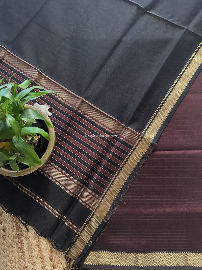 Maheshwari Zari Border Dress Material