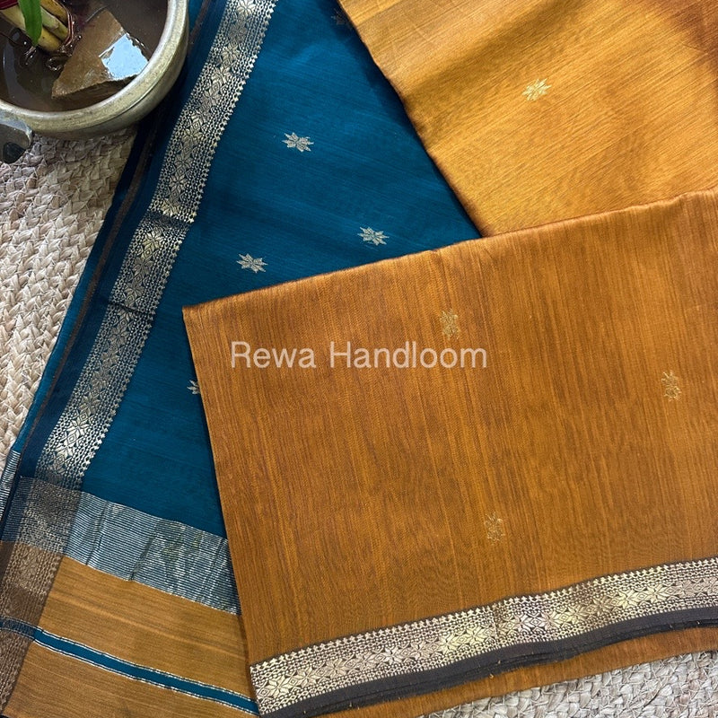  Zari Butti Maheshwari Saree