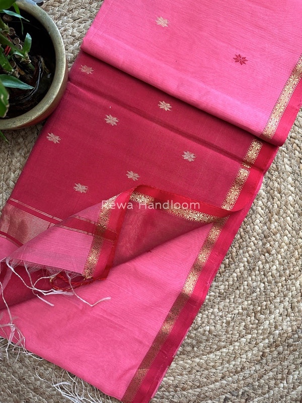  Zari Butti Maheshwari Saree