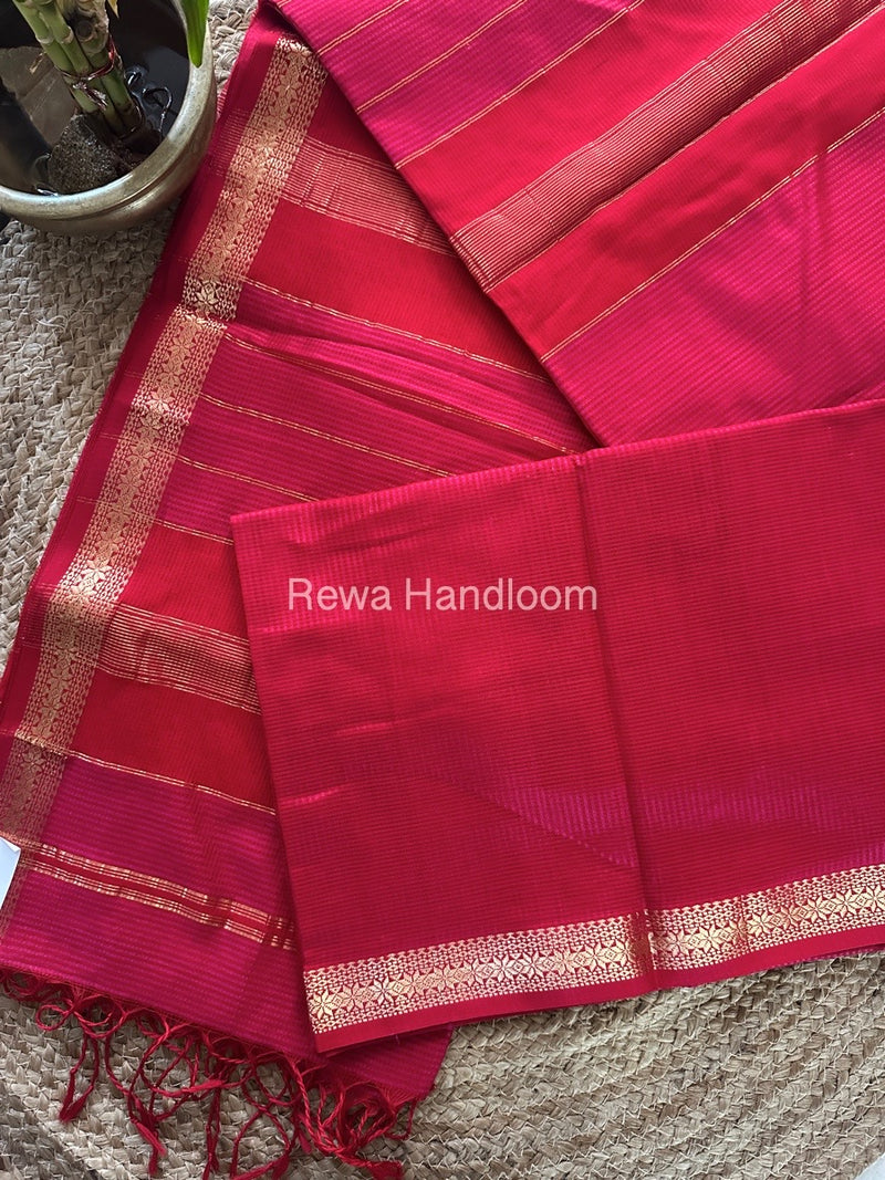 Maheshwari Garbha Reshami Silk Saree