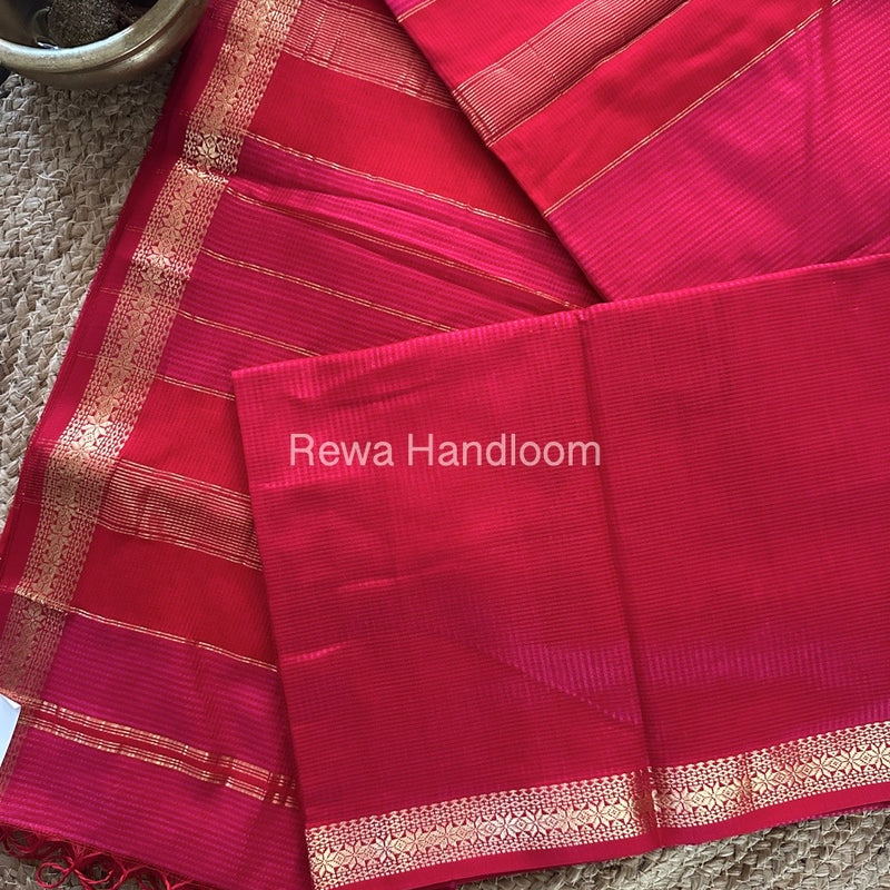 Maheshwari Garbha Reshami Silk Saree