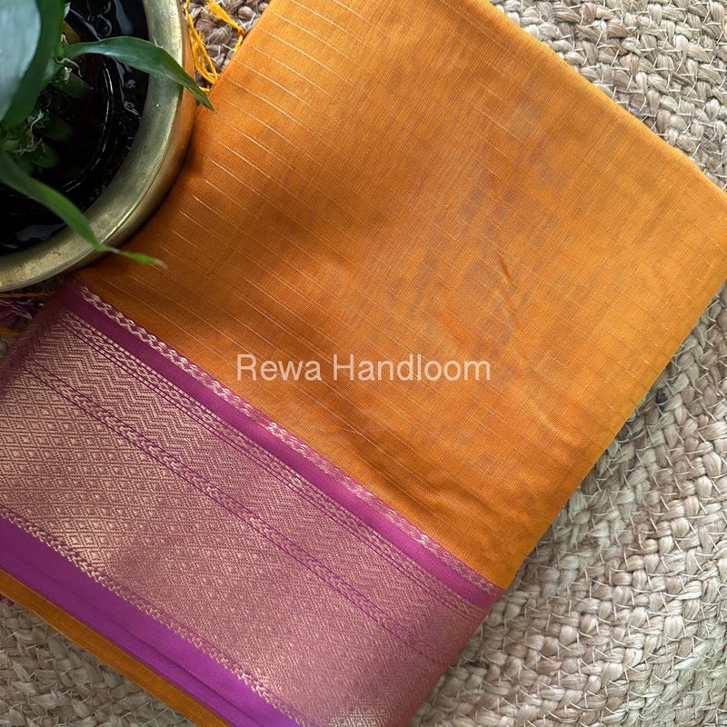Maheshwari  Zari Linning Saree