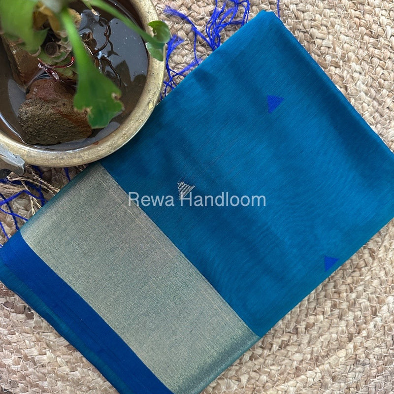 Morpankhi Zari Butti Maheshwari Saree SB0100