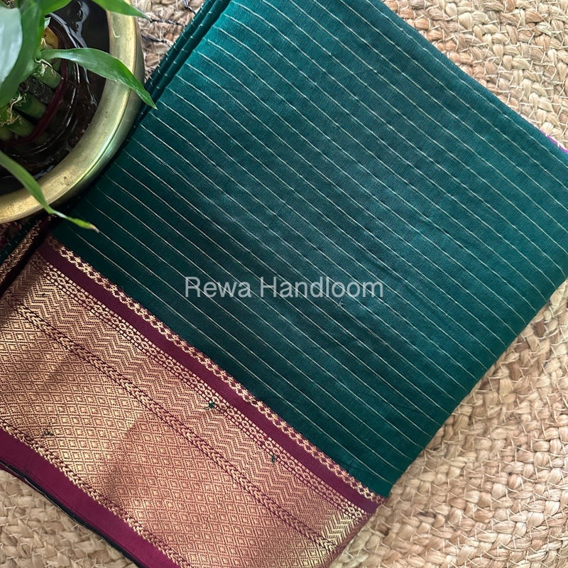 Maheshwari  Zari Linning Saree