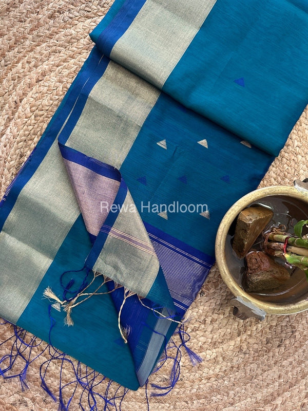  Zari Butti Maheshwari Saree