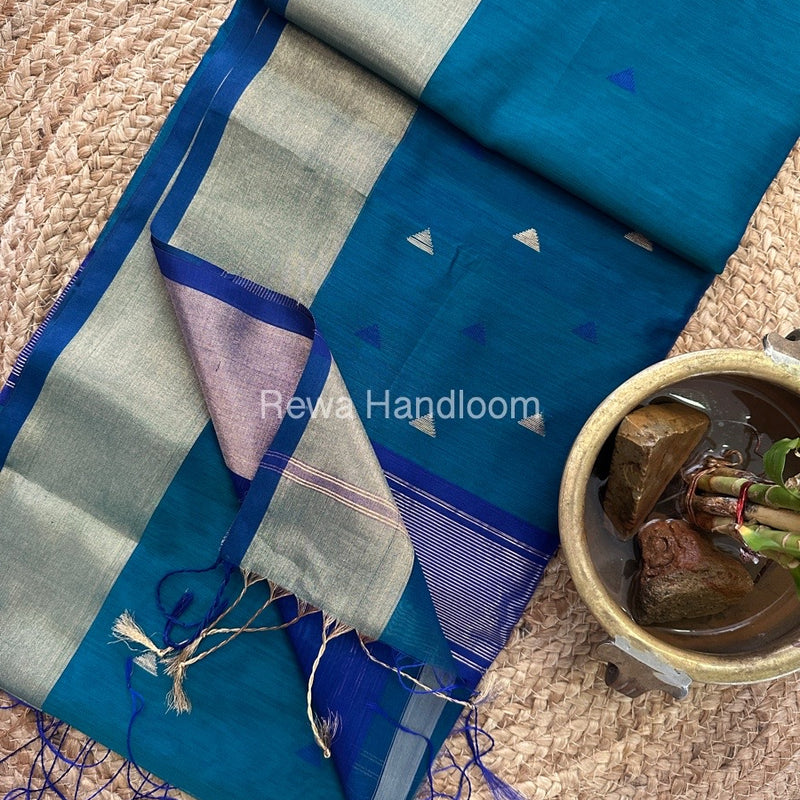  Zari Butti Maheshwari Saree