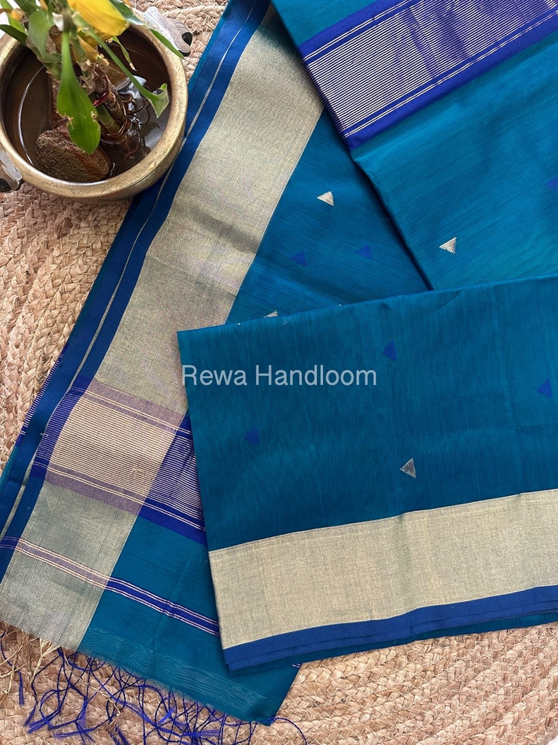  Zari Butti Maheshwari Saree