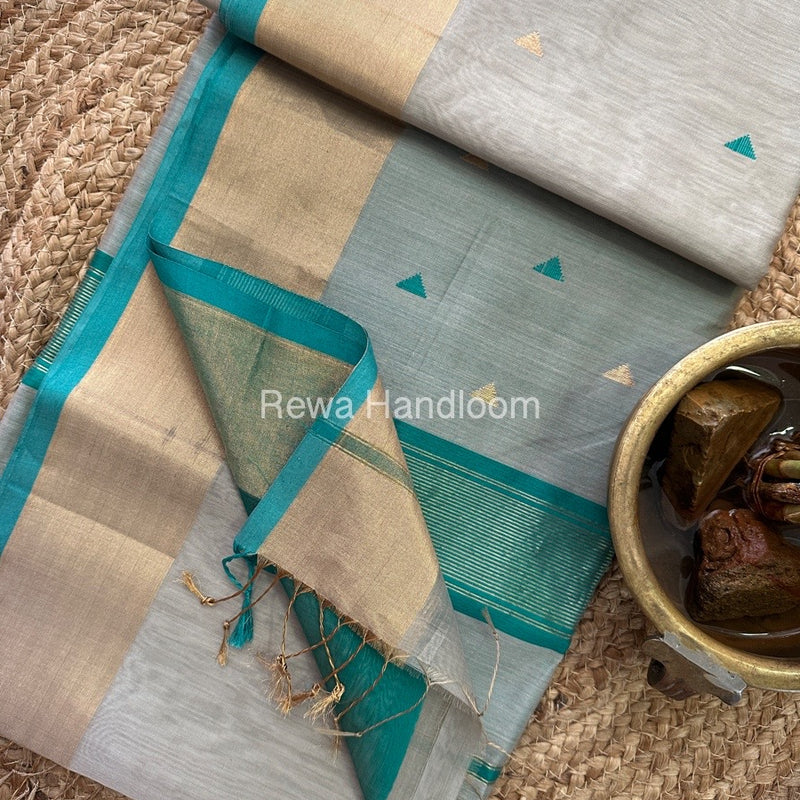  Zari Butti Maheshwari Saree