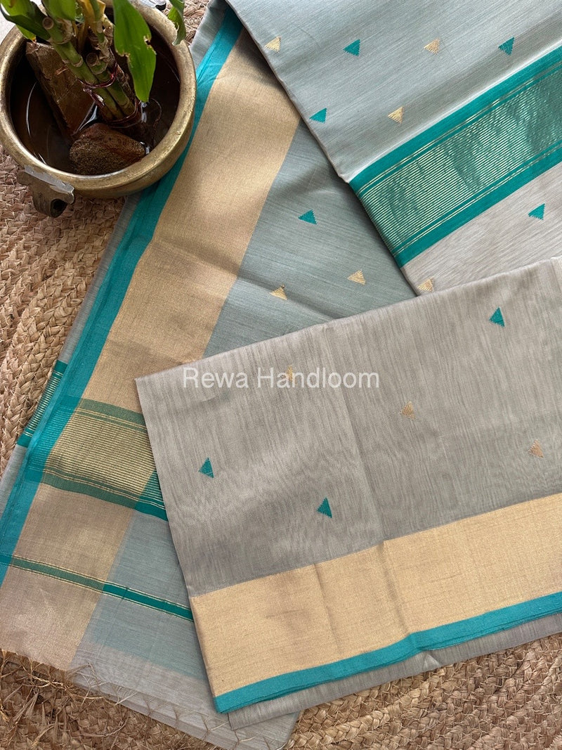  Zari Butti Maheshwari Saree