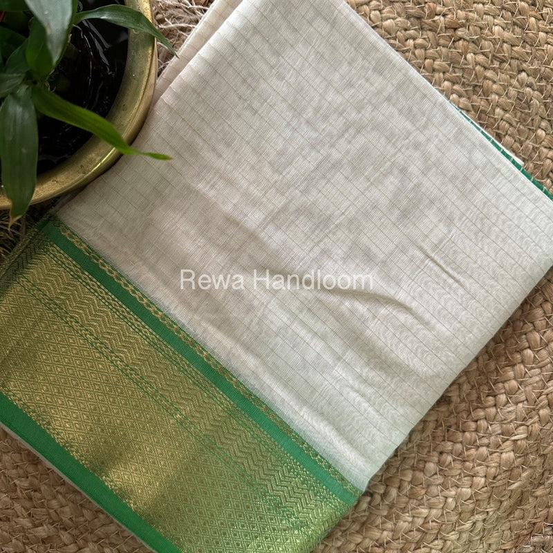 Maheshwari  Zari Linning Saree