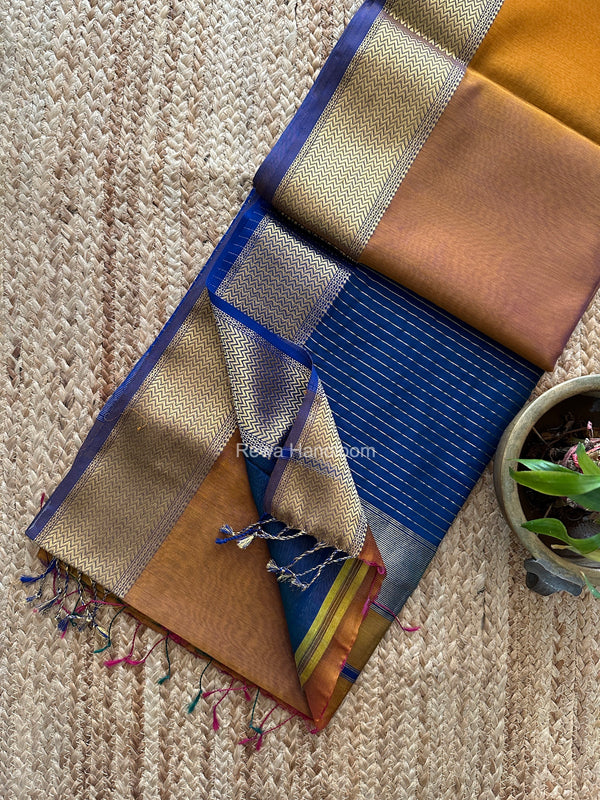 Maheshwari Shaded Plain Saree