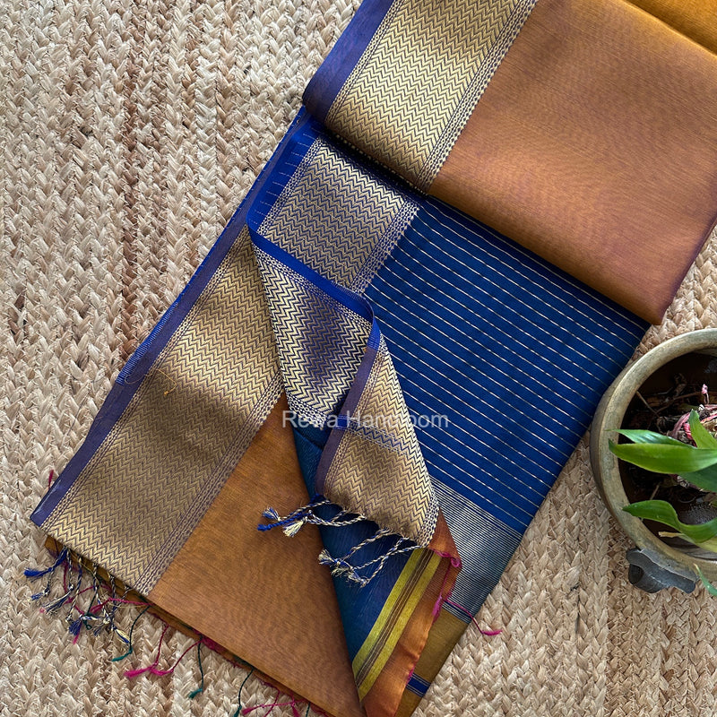 Maheshwari Shaded Plain Saree