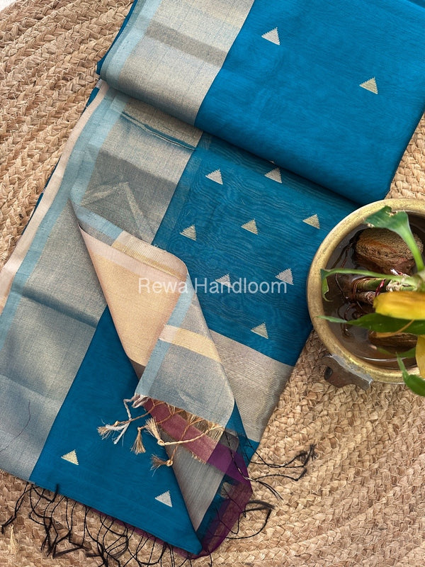  Zari Butti Maheshwari Saree