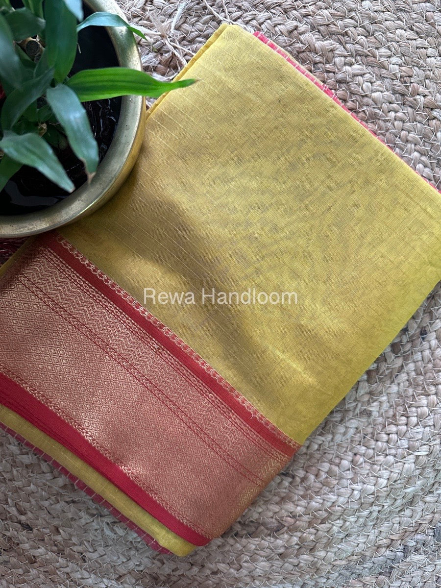 Maheshwari Zari Linning Saree