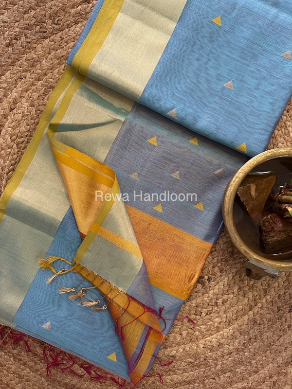  Zari Butti Maheshwari Saree