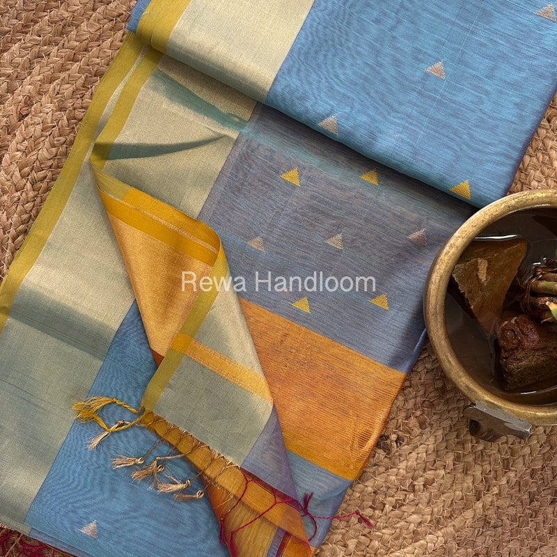  Zari Butti Maheshwari Saree